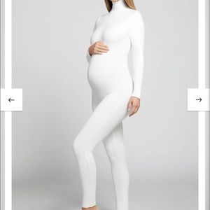 Penelope Bumpsuit, Ivory, Small